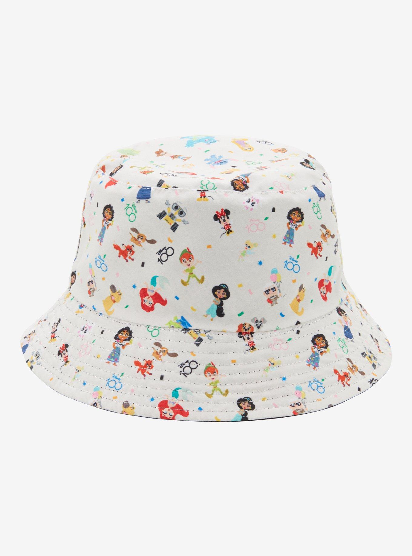 Disney 100 Characters Allover Print Reversible Bucket Hat - BoxLunch Exclusive, , alternate