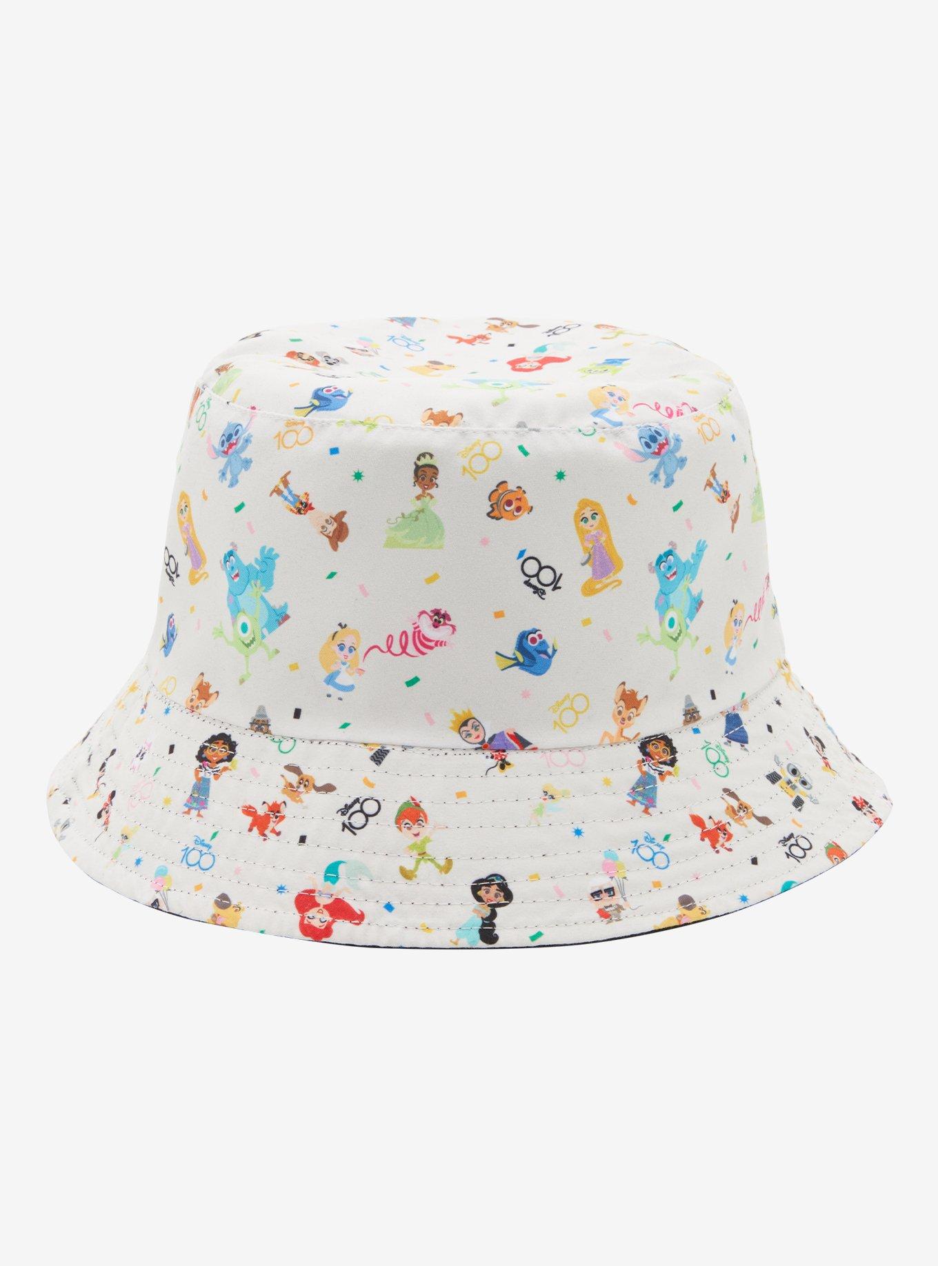 Disney 100 Characters Allover Print Reversible Bucket Hat - BoxLunch Exclusive, , alternate