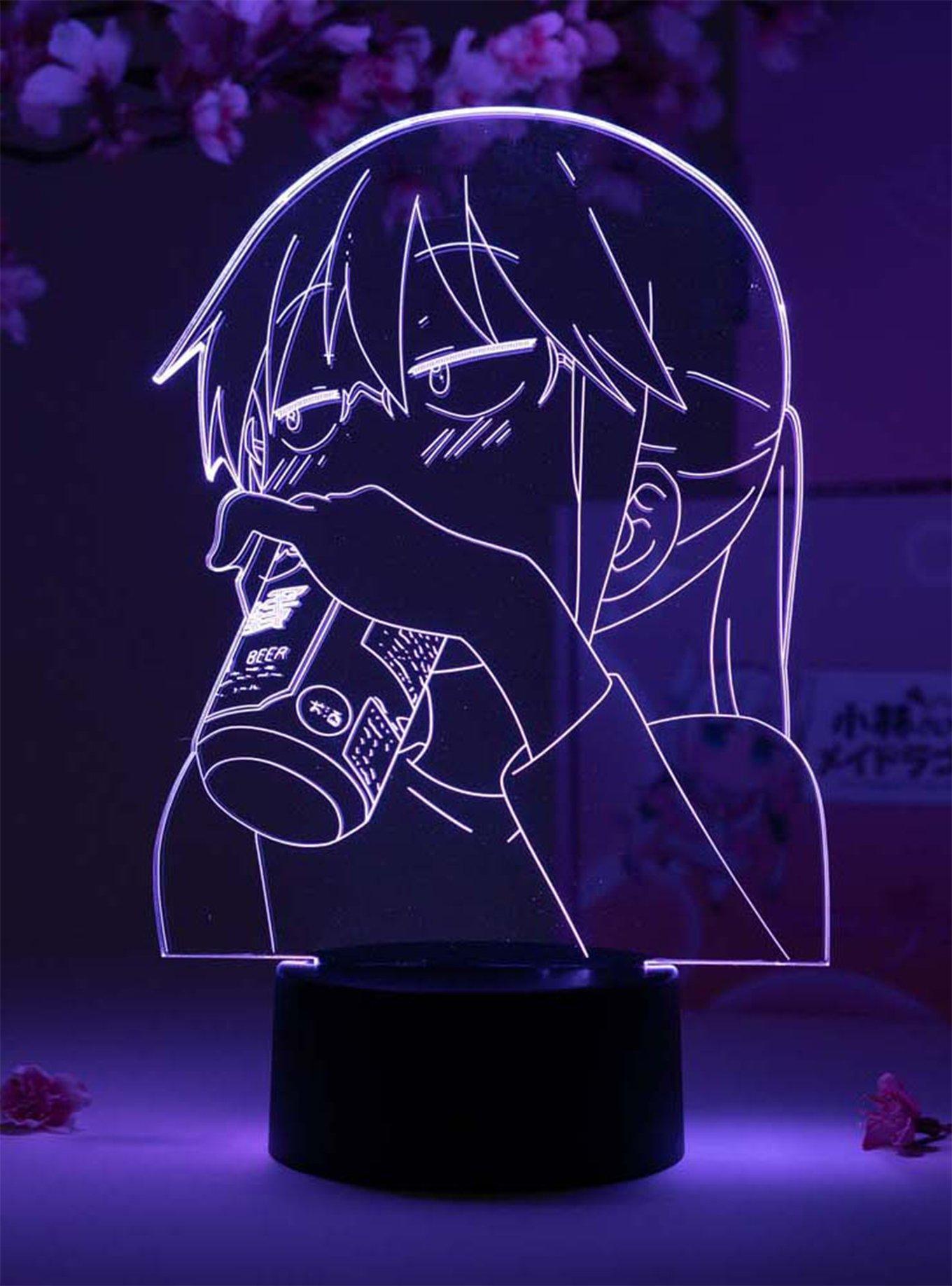 Otaku Lamps Miss Kobayashi's Dragon Maid Kobayashi Drinking, , alternate