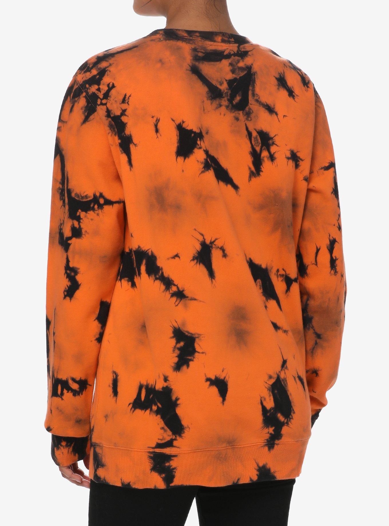 Ghost Cardinal Copia Orange Tie-Dye Girls Sweatshirt, MULTI, alternate