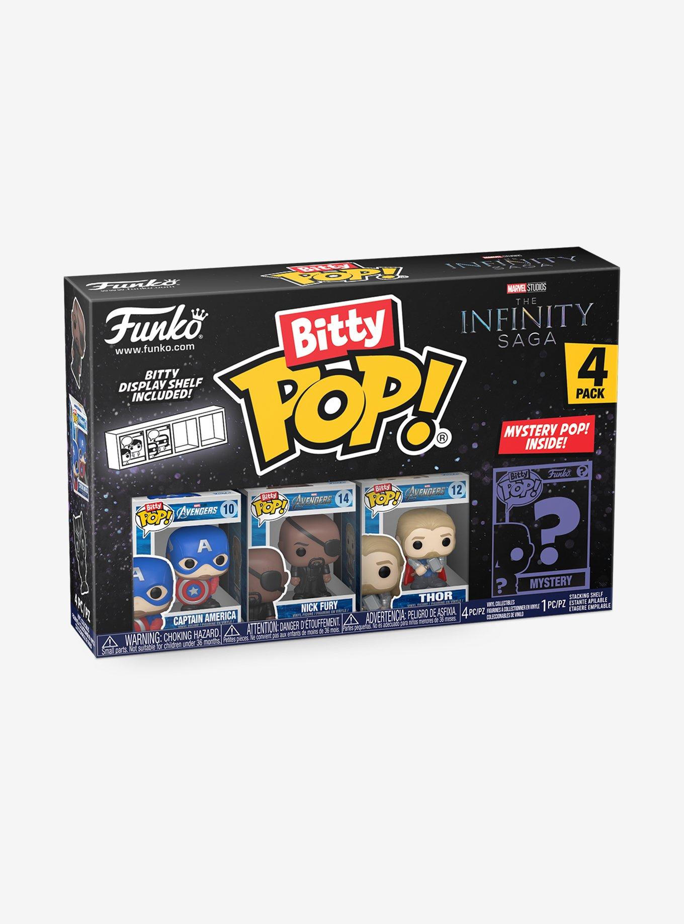 Funko Marvel The Infinity Saga Bitty Pop! Captain America Vinyl Figure Set, , alternate