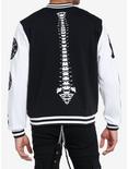 Occult Patches Varsity Jacket, BLACK  WHITE, alternate