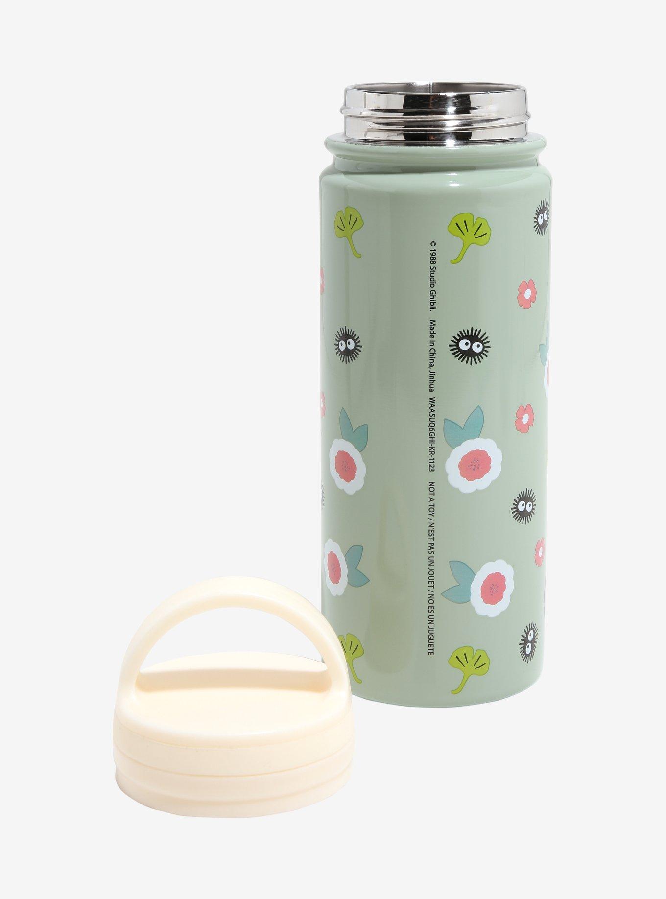 Studio Ghibli&reg; My Neighbor Totoro Soot Sprite Flower Stainless Steel Water Bottle, , hi-res