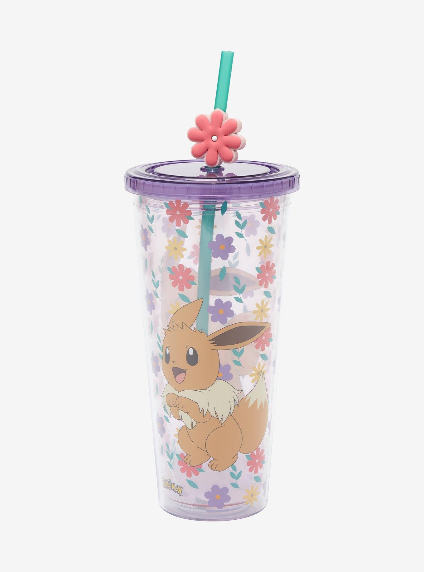 Pokemon Eevee Floral Acrylic Travel Cup, , alternate