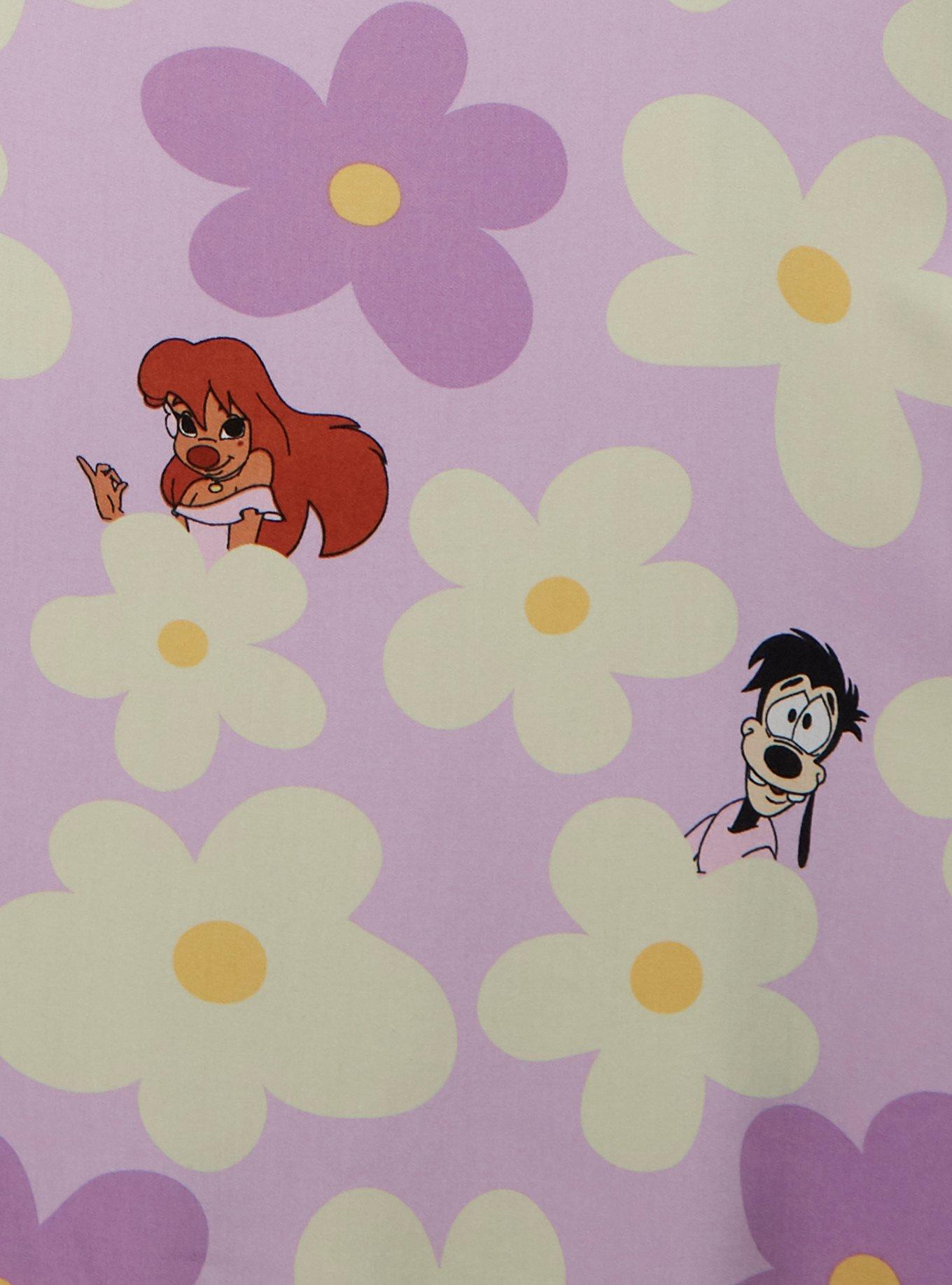 Disney A Goofy Movie Floral Max & Roxanne Tank Dress - BoxLunch Exclusive, LILAC, alternate