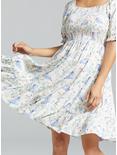 Her Universe Disney Winnie the Pooh Eeyore Floral Allover Print Smock Dress - BoxLunch Exclusive, LIGHT PINK, alternate