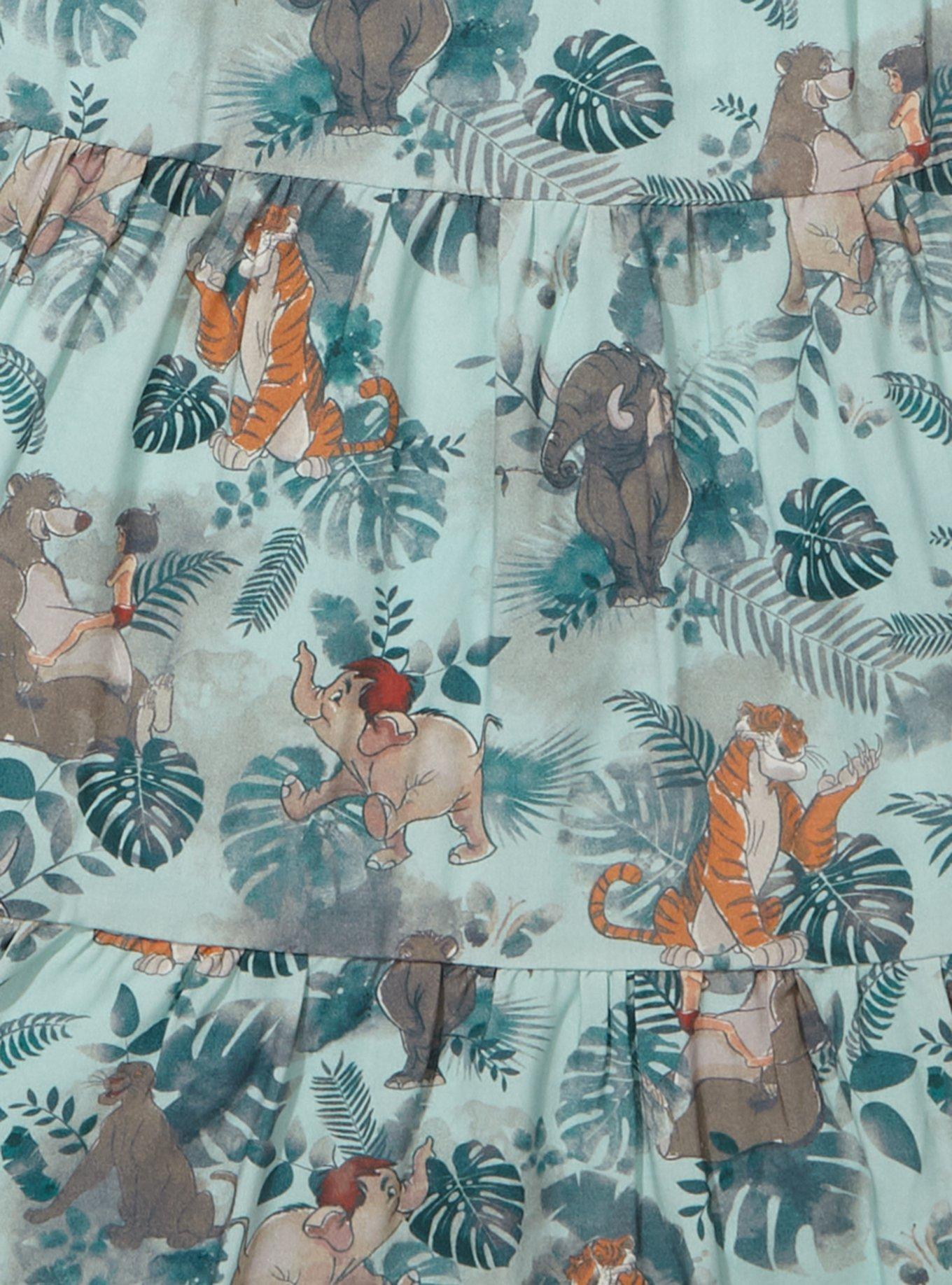 Disney The Jungle Book Botanical Character Allover Print Tank Dress - BoxLunch Exclusive, LIGHT BLUE, alternate