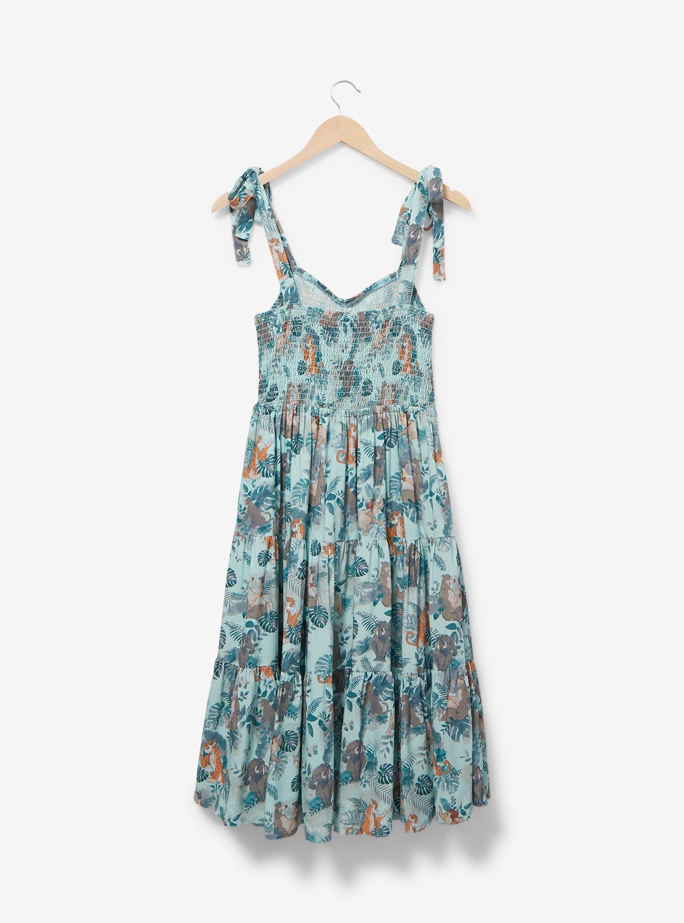 Disney The Jungle Book Botanical Character Allover Print Plus Size Tank Dress - BoxLunch Exclusive, , hi-res