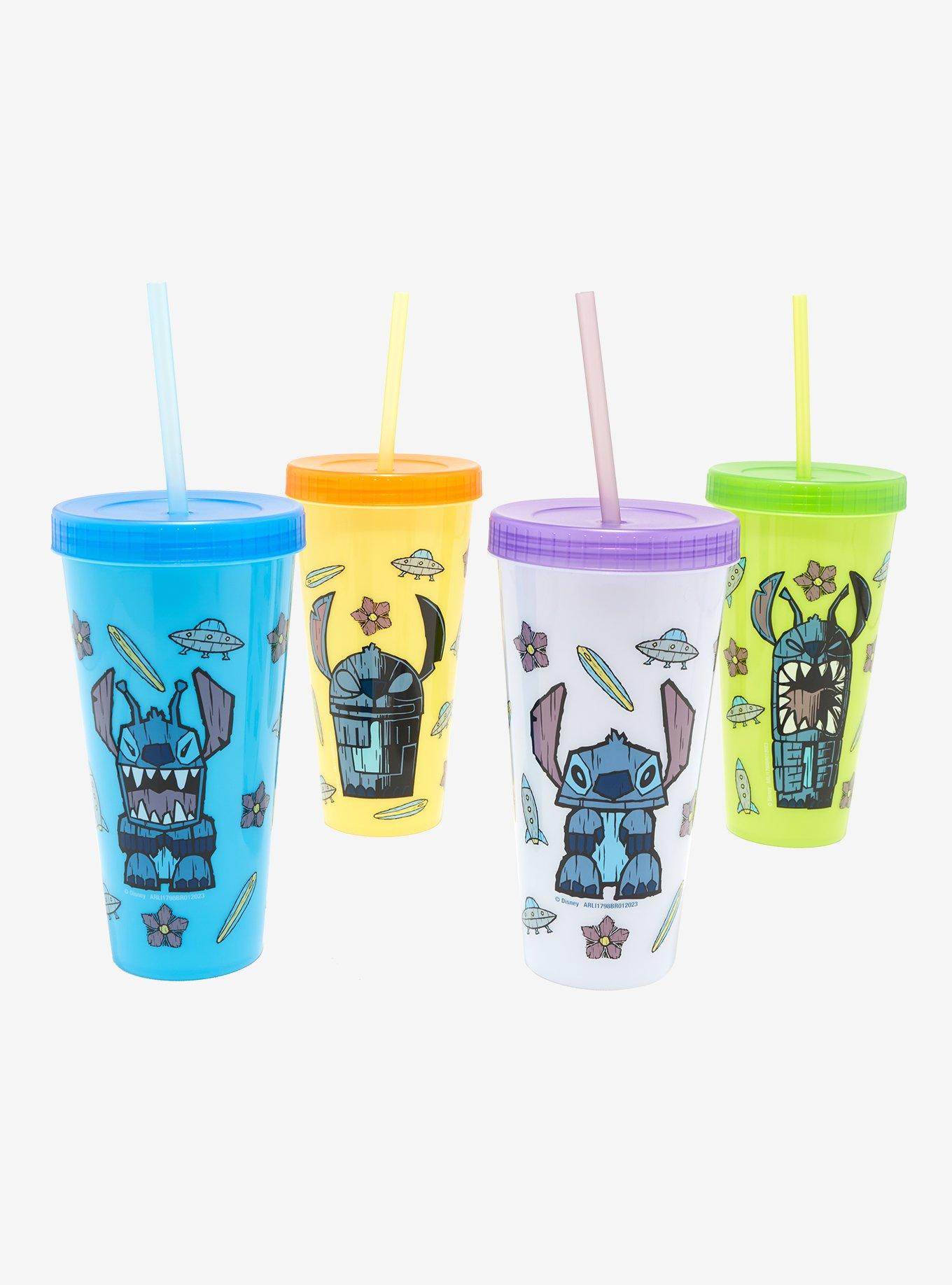 Disney Lilo & Stitch Tiki Color-Changing Acrylic Travel Cup Set, , alternate