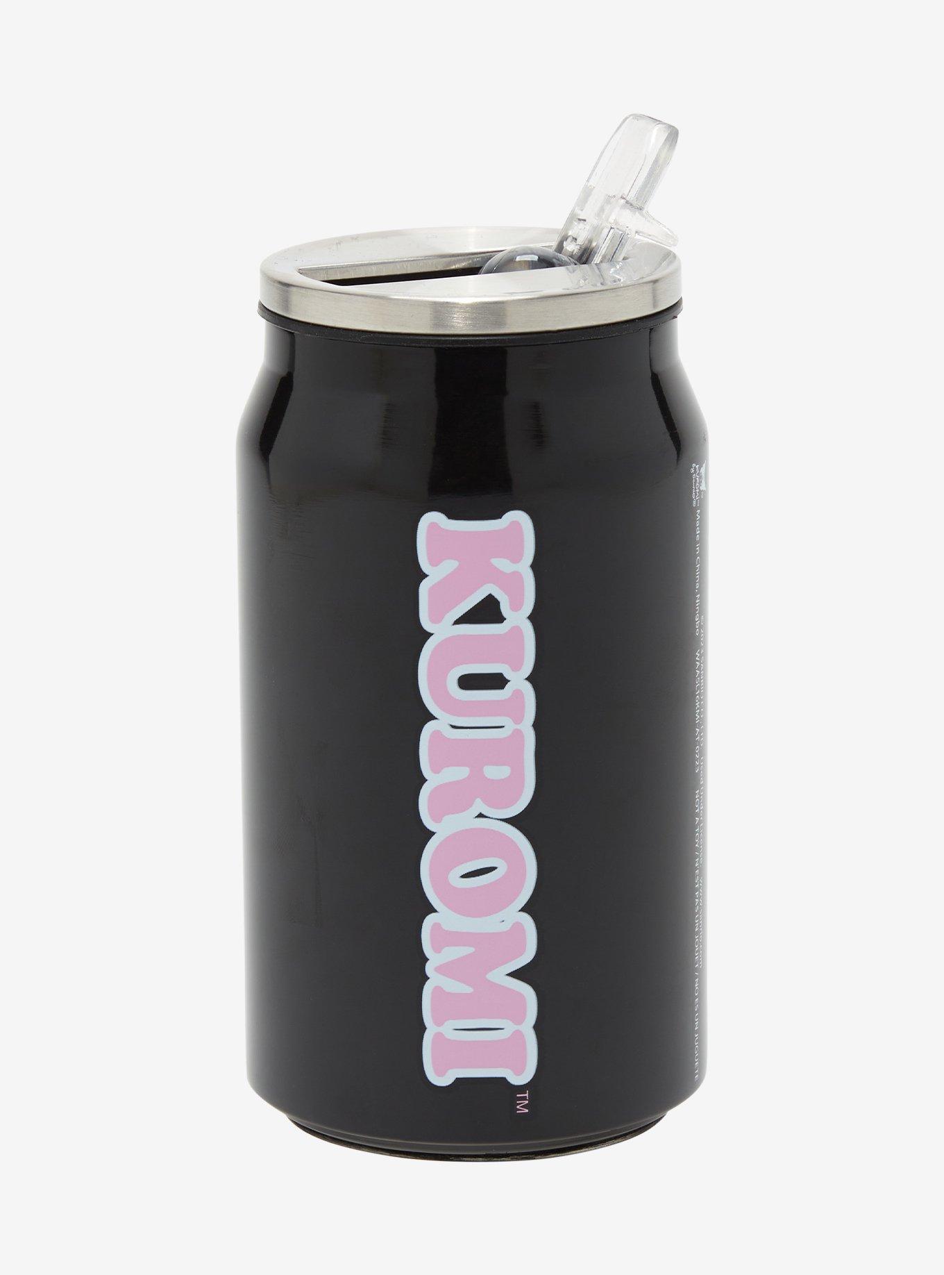 Kuromi Face Soda Can Water Bottle, , hi-res