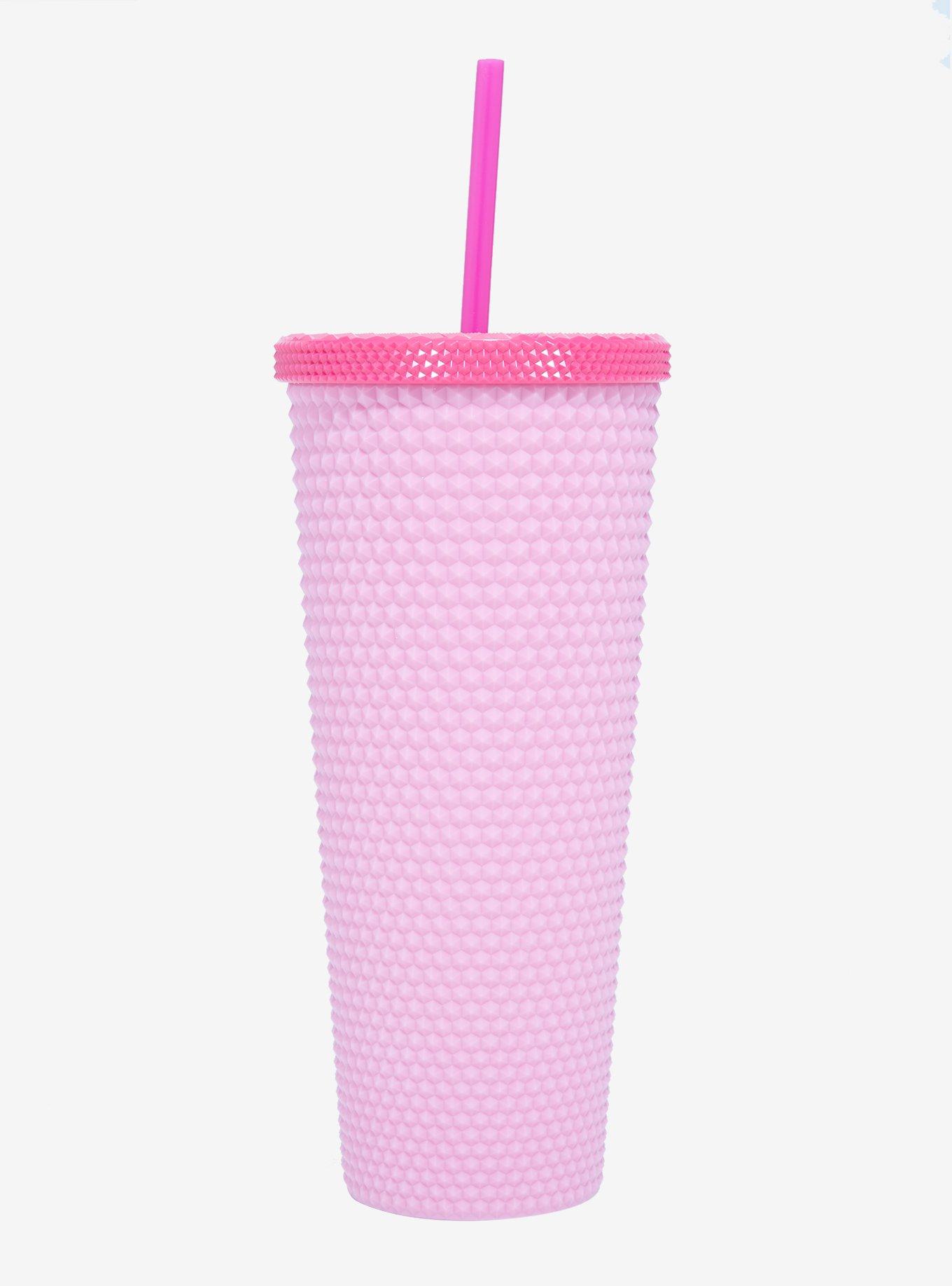 Barbie Pink Pyramid Acrylic Travel Cup, , alternate