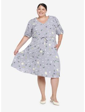 Her Universe Studio Ghibli My Neighbor Totoro Icons Allover Print Plus Size Midi Dress - BoxLunch Exclusive, , hi-res