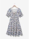 Disney Sleeping Beauty Floral Icons Allover Print Smock Dress - BoxLunch Exclusive, OFF WHITE, alternate