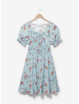 Sanrio My Melody Allover Print Smock Dress - BoxLunch Exclusive, , hi-res