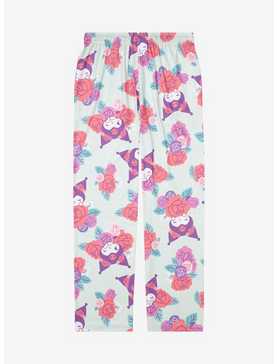 Sanrio Kuromi Floral Allover Print Sleep Pants - BoxLunch Exclusive, , hi-res