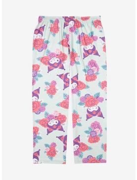 Sanrio Kuromi Floral Allover Print Plus Size Sleep Pants - BoxLunch Exclusive, , hi-res
