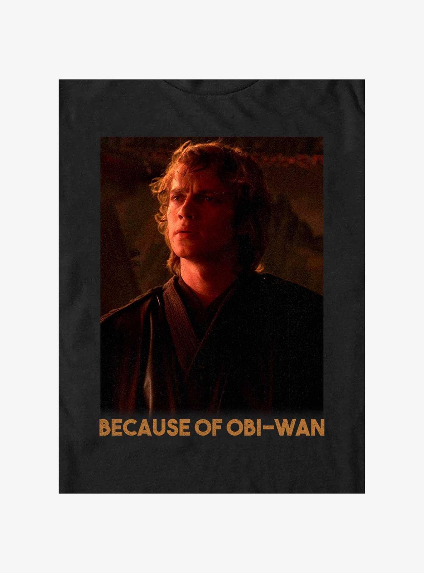 Star Wars Episode III: Revenge Of The Sith Anakin Because of Obi-Wan Big & Tall T-Shirt, , hi-res