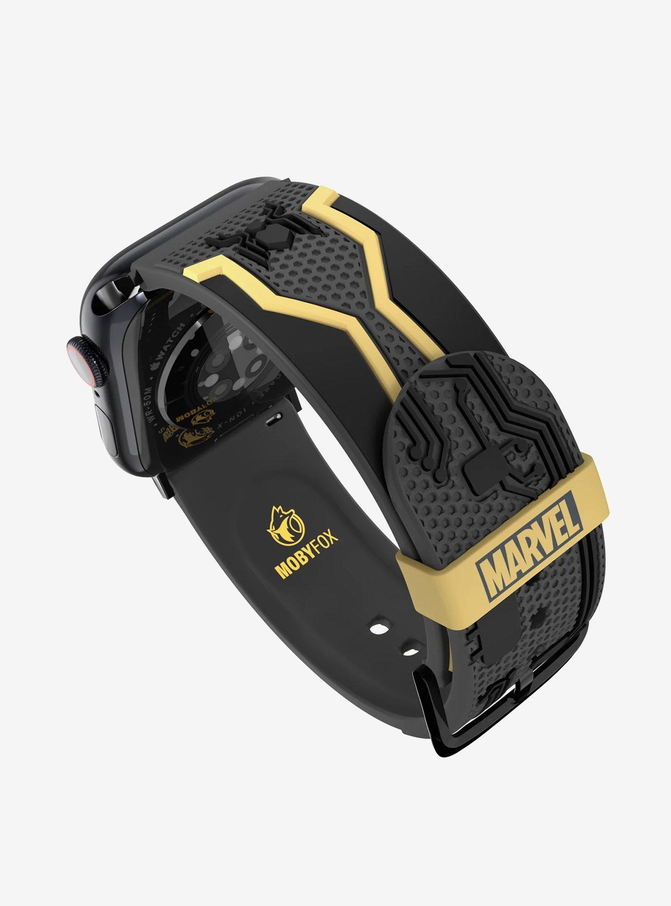 Marvel Spider-Man Black and Gold 3D Watch Band, , alternate