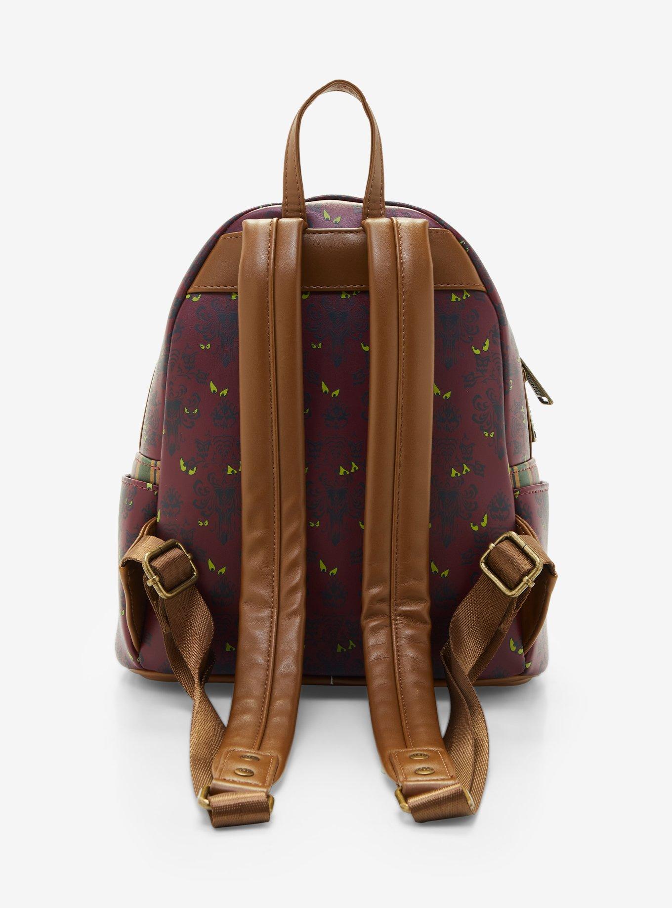 Loungefly Disney The Haunted Mansion Stretching Room Portraits Glow-in-the-Dark Mini Backpack, , alternate