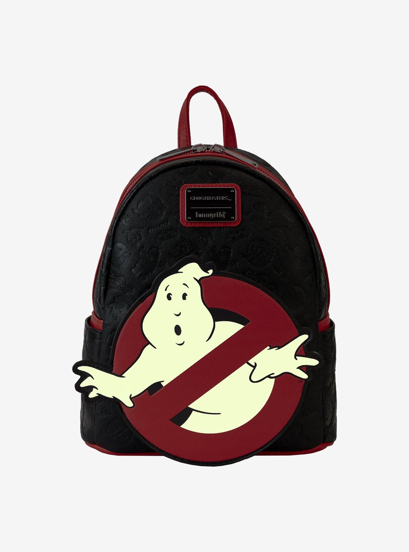 Loungefly Ghostbusters Logo Glow-in-the-Dark Mini Backpack, , alternate