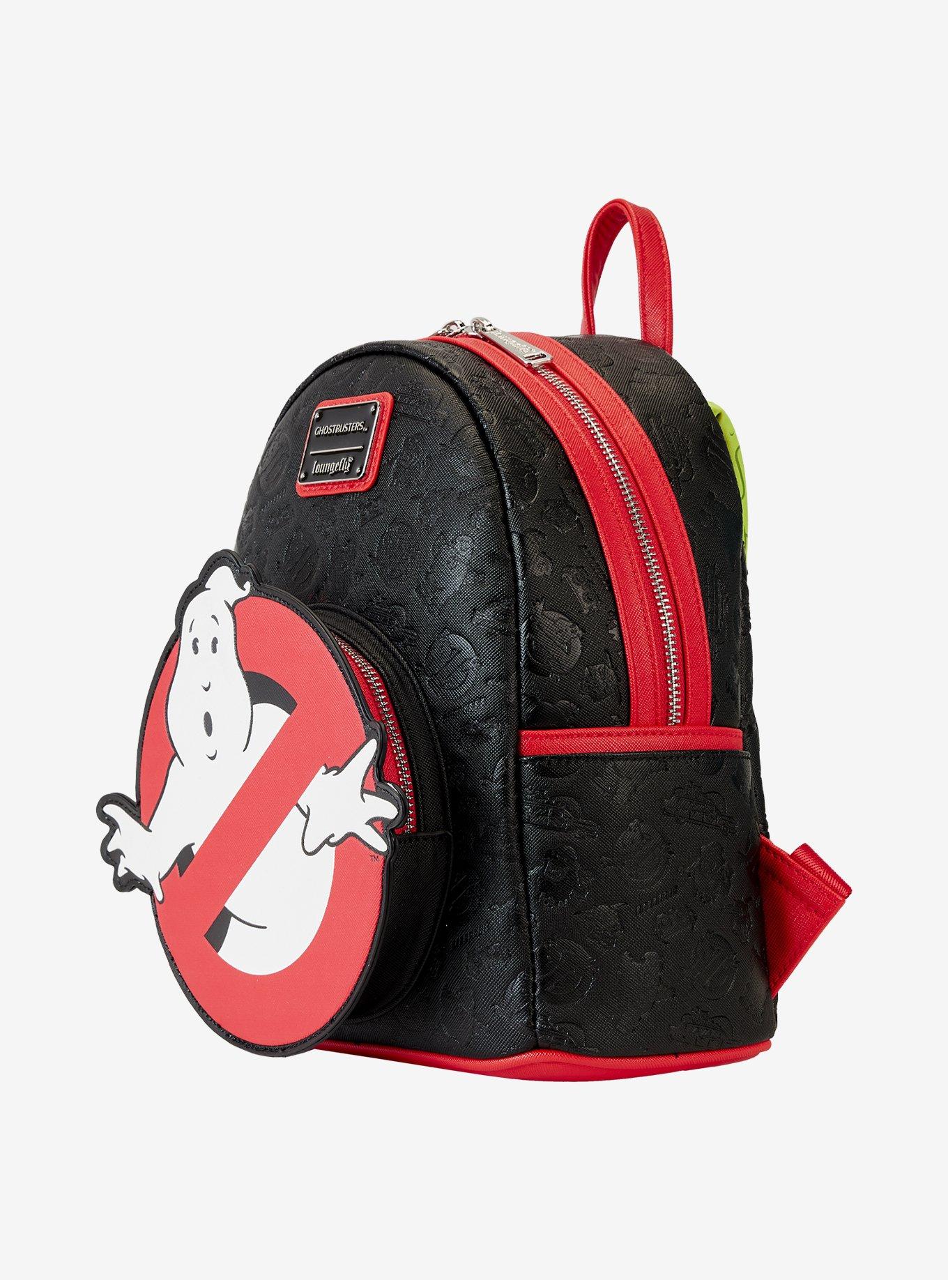 Loungefly Ghostbusters Logo Glow-in-the-Dark Mini Backpack, , alternate