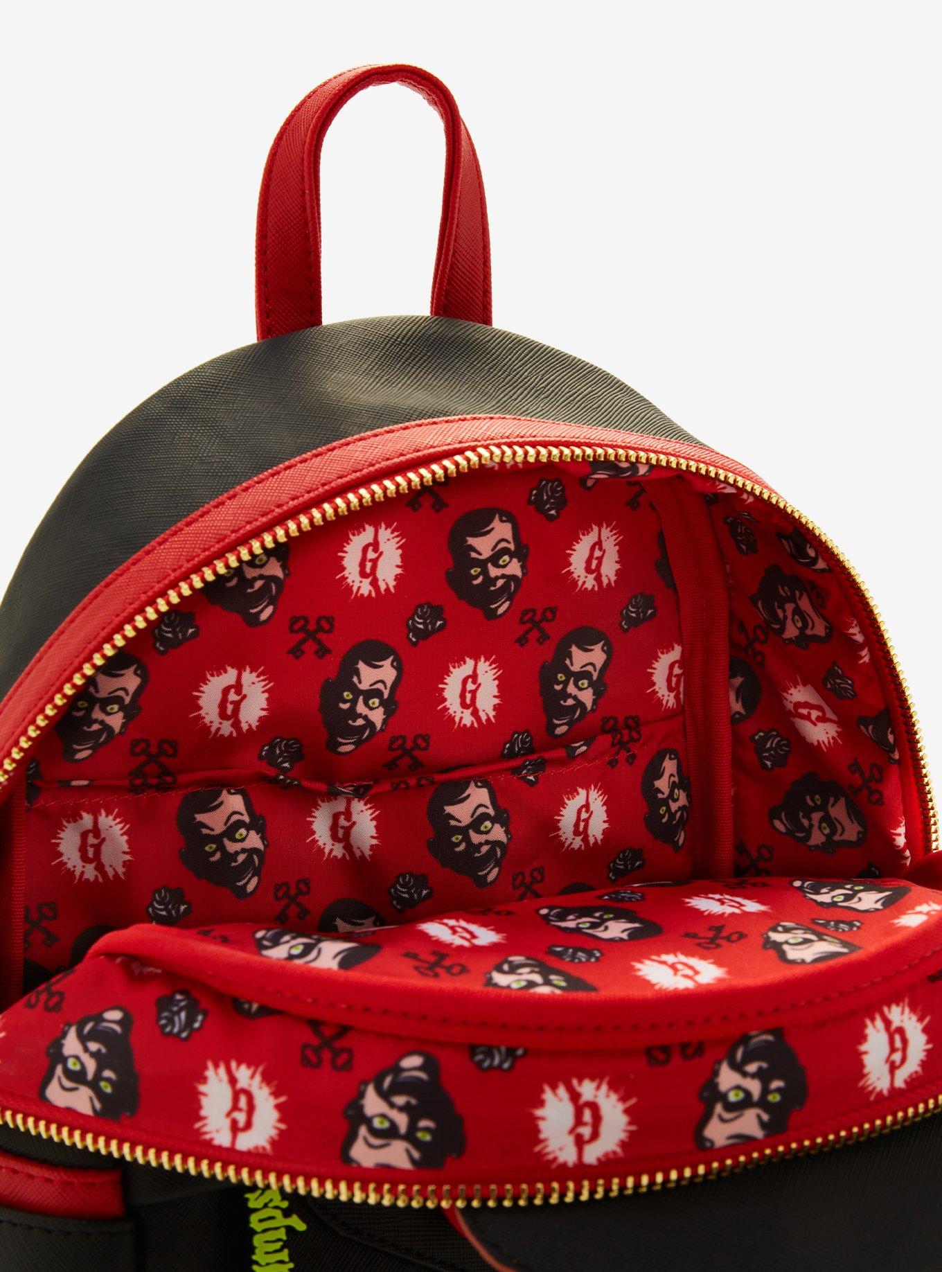 Loungefly Goosebumps Slappy the Dummy Figural Glow-in-the-Dark Mini Backpack, , alternate