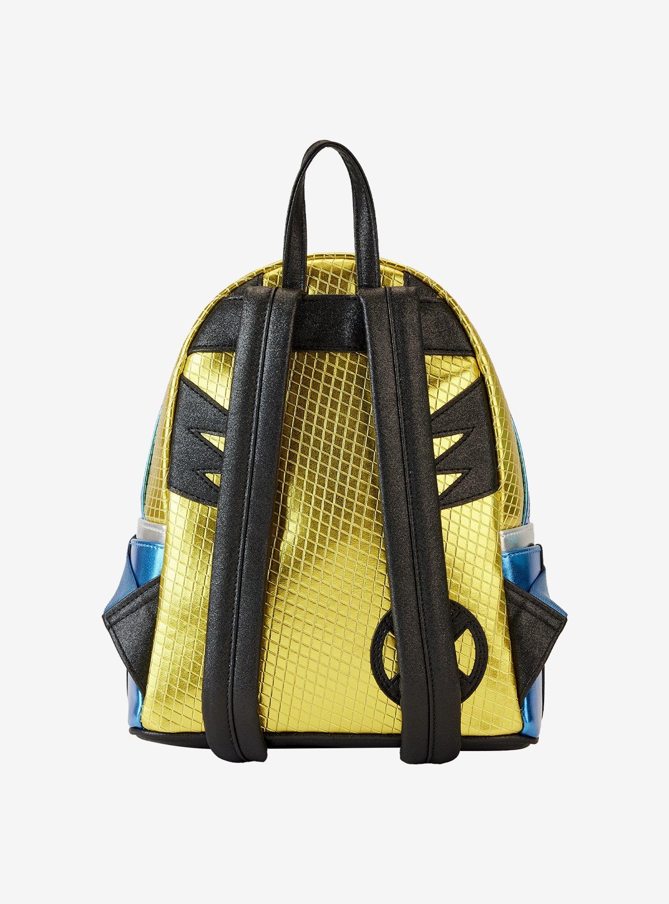 Loungefly Marvel X-Men Wolverine Suit Metallic Mini Backpack, , alternate