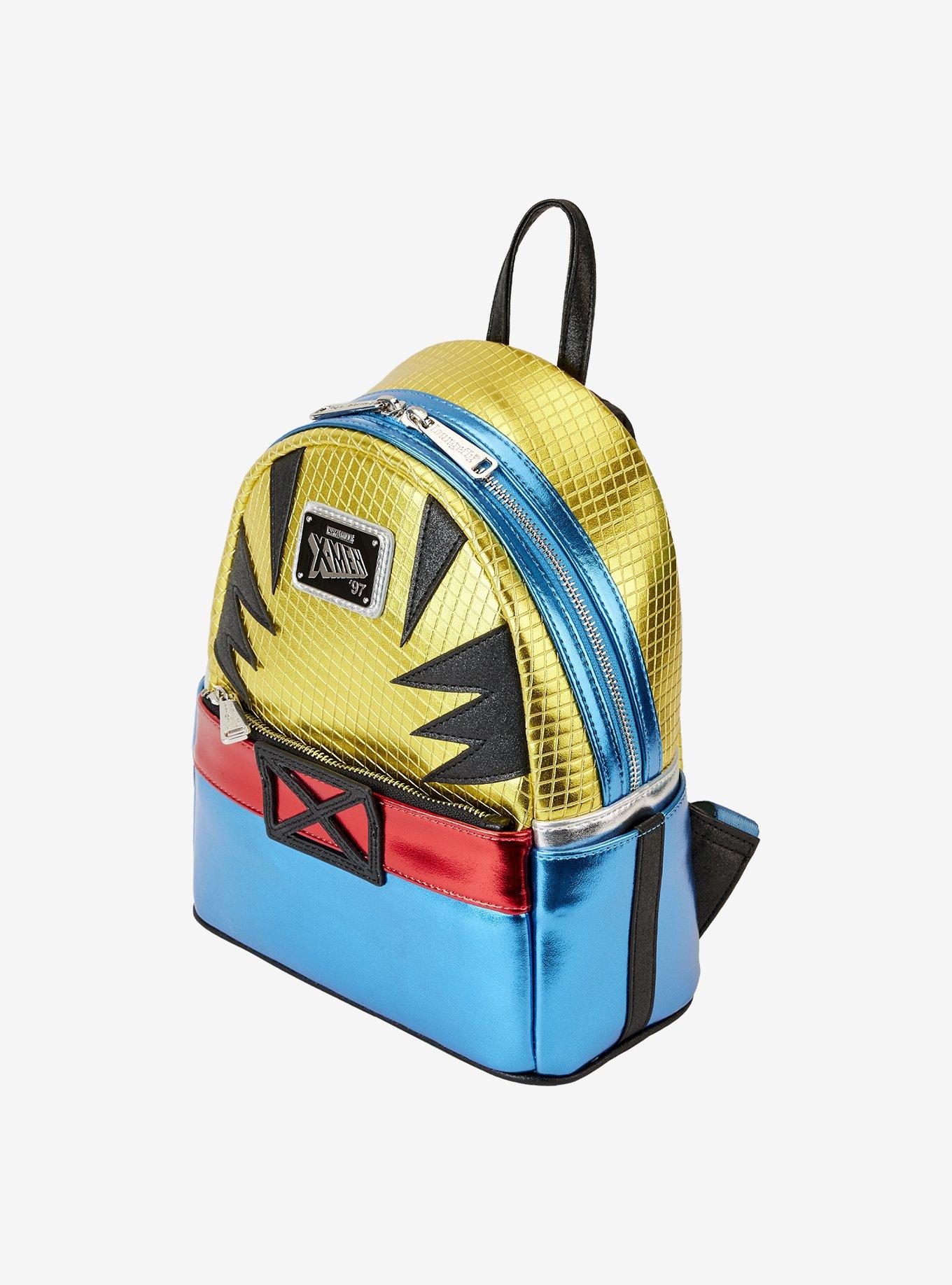 Loungefly Marvel X-Men Wolverine Suit Metallic Mini Backpack, , alternate