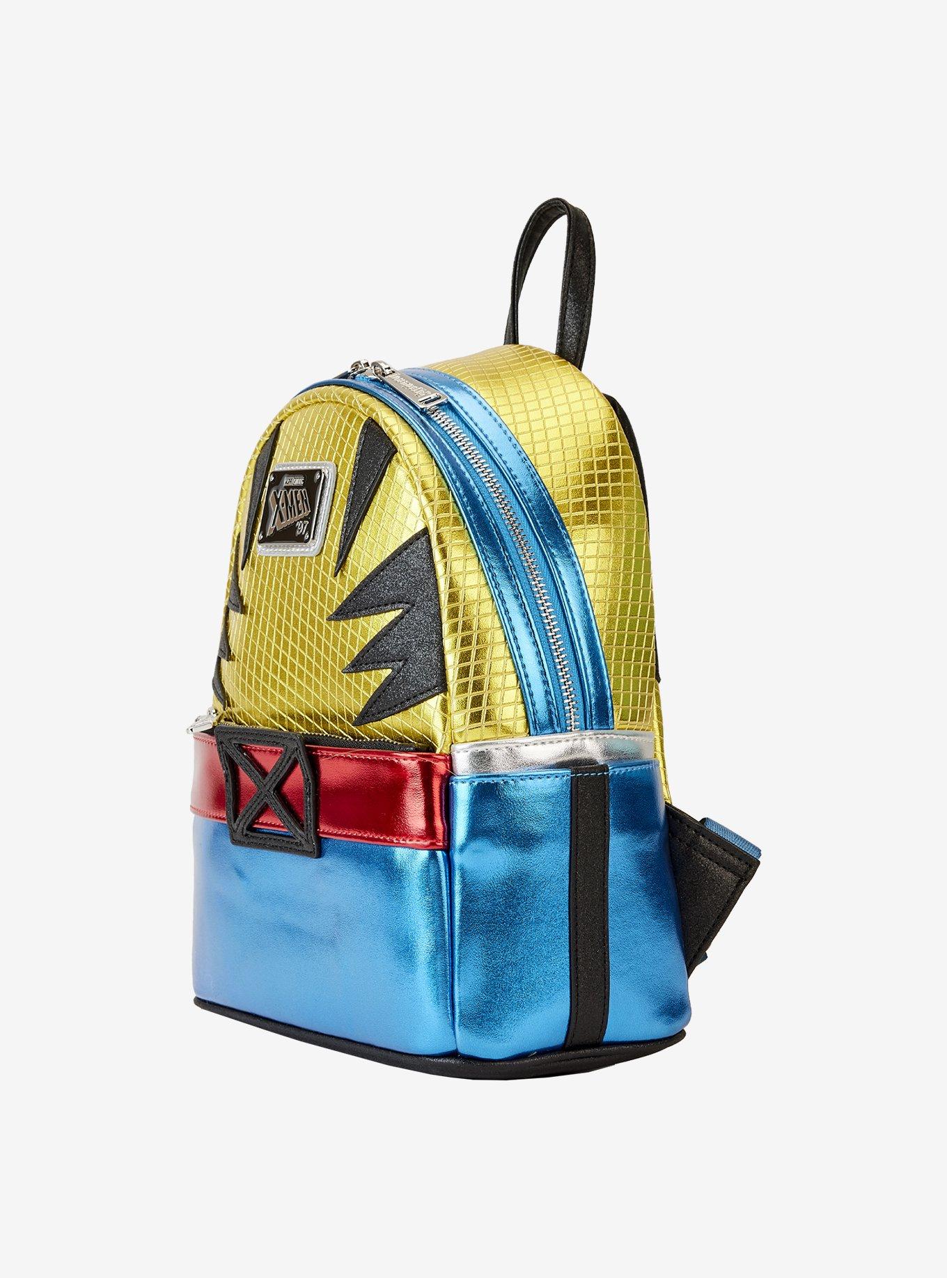 Loungefly Marvel X-Men Wolverine Suit Metallic Mini Backpack, , alternate
