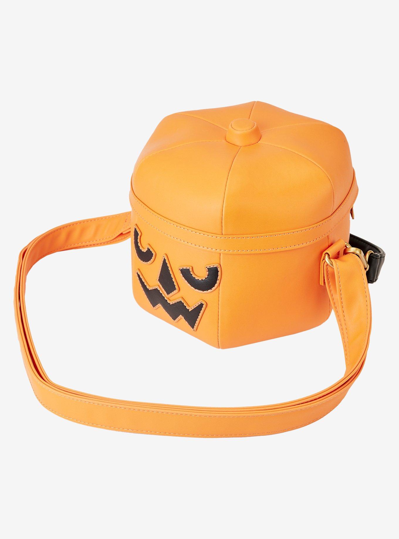 Loungefly McDonald's Halloween Happy Meal Pumpkin Bucket Glow-in-the-Dark Crossbody Bag, , alternate