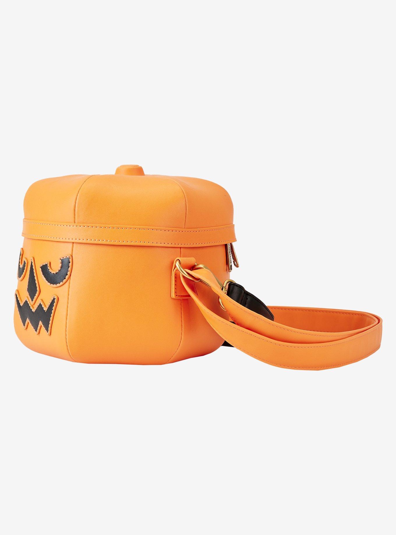 Loungefly McDonald's Halloween Happy Meal Pumpkin Bucket Glow-in-the-Dark Crossbody Bag, , alternate