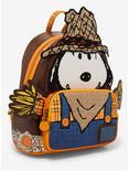 Loungefly Peanuts Snoopy Scarecrow Costume Figural Mini Backpack, , alternate