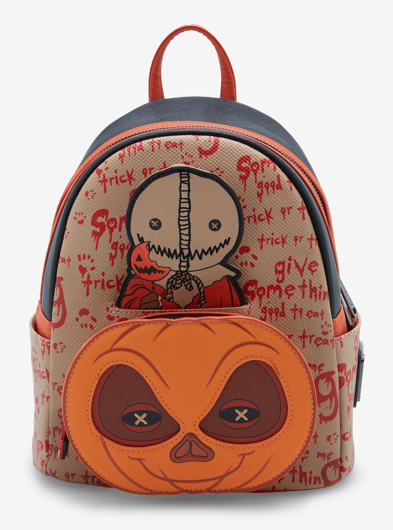 Loungefly Trick 'r Treat Pumpkin Head Mini Backpack, , alternate