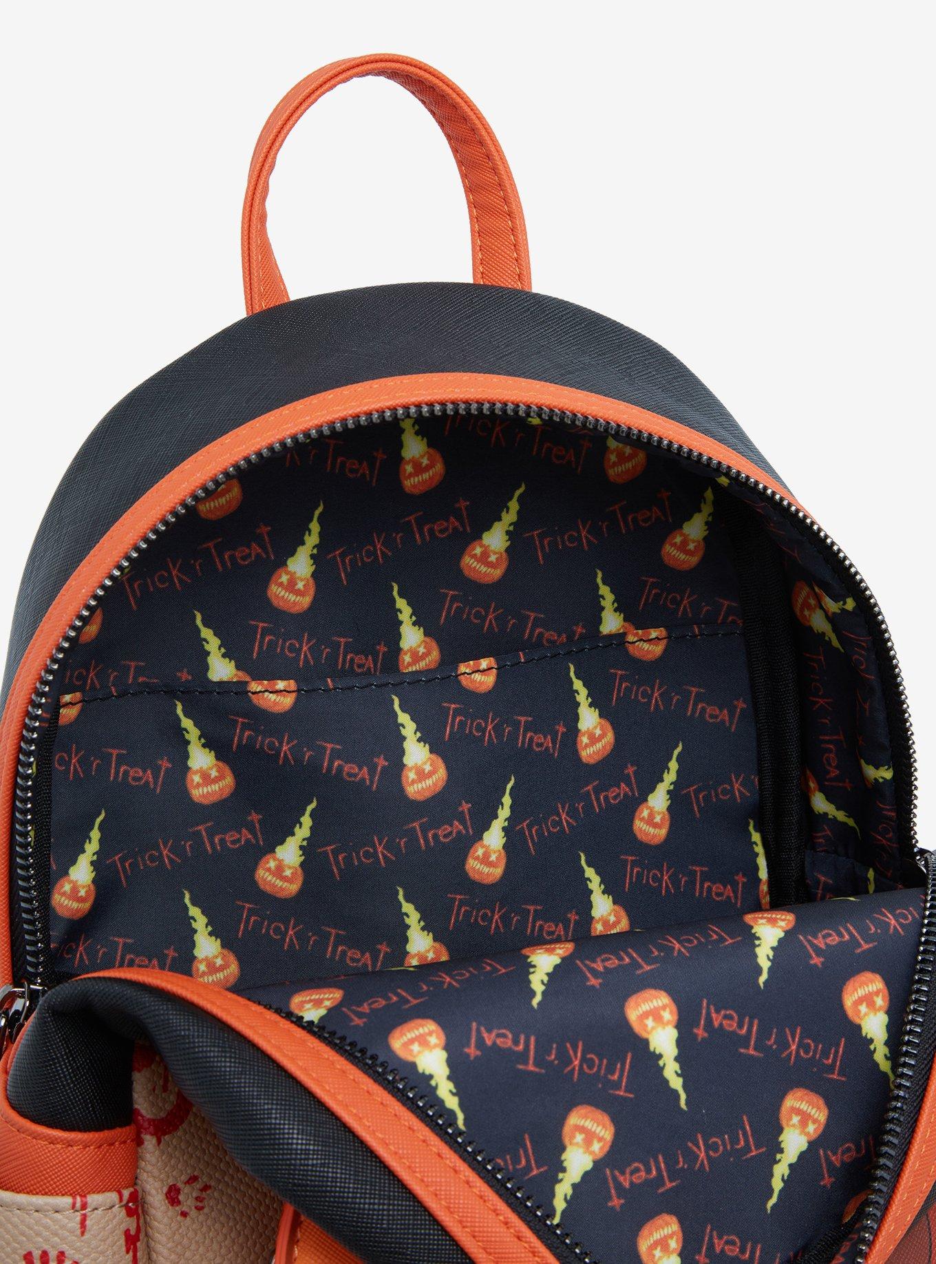 Loungefly Trick 'r Treat Pumpkin Head Mini Backpack, , alternate