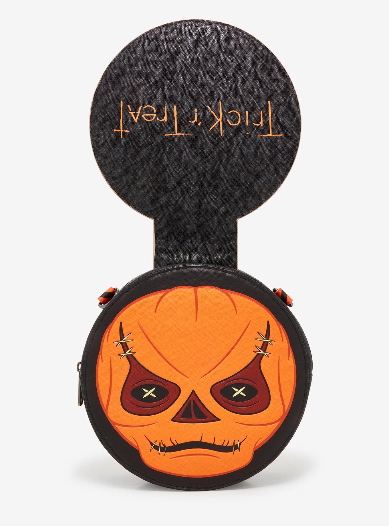 Loungefly Trick 'r Treat Sam's Mask Figural Crossbody Bag, , alternate