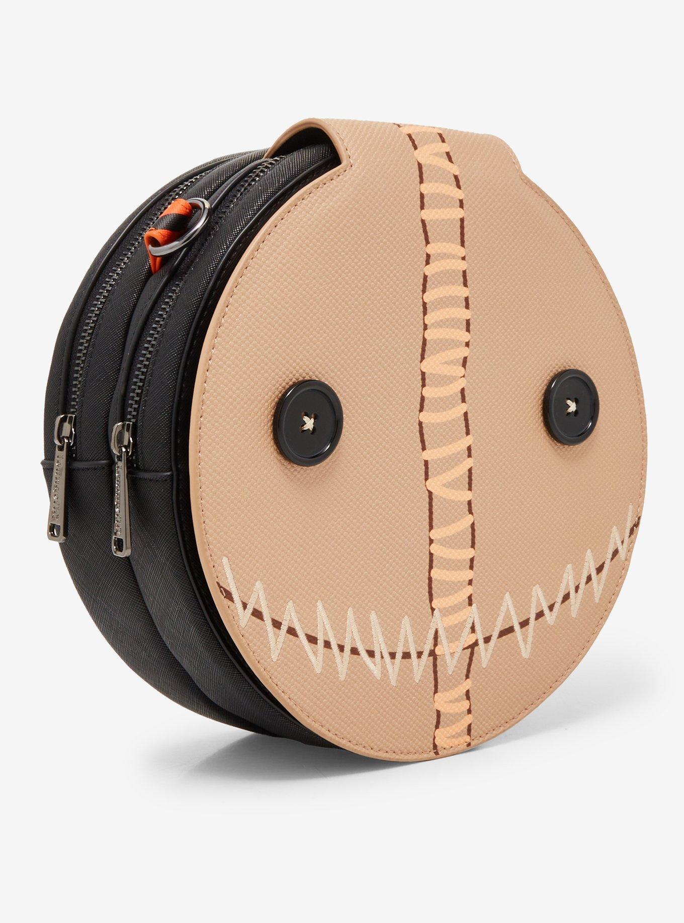 Loungefly Trick 'r Treat Sam's Mask Figural Crossbody Bag, , alternate