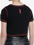 Slipknot Logo Girls Baby T-Shirt, BLACK, alternate