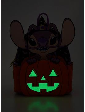 Loungefly Disney Lilo & Stitch: The Series Glow-In-The-Dark Angel Jack-o-Lantern Mini Backpack - BoxLunch Exclusive, , hi-res