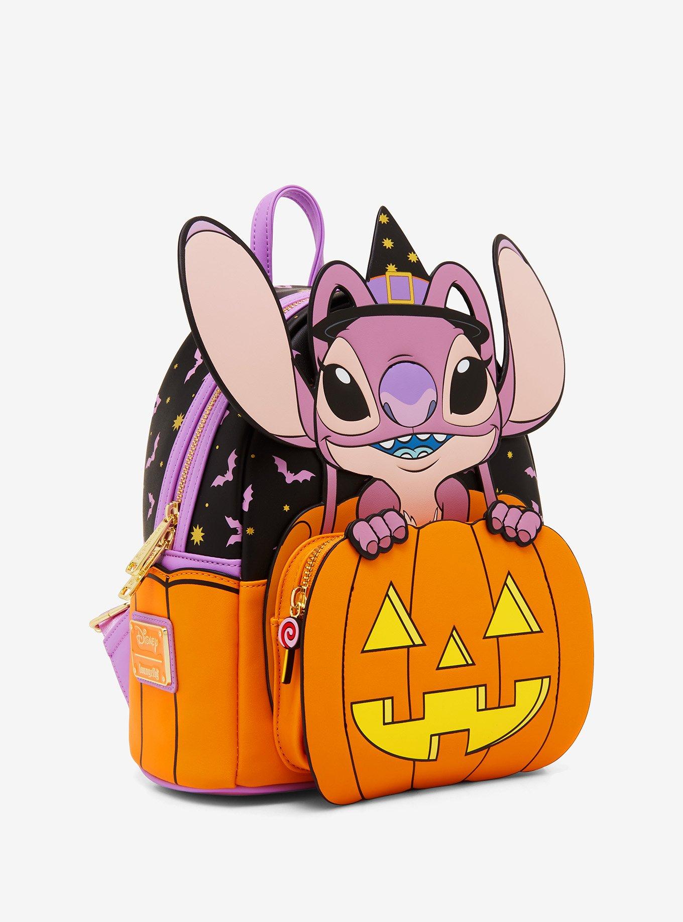 Loungefly Disney Lilo & Stitch: The Series Glow-In-The-Dark Angel Jack-o-Lantern Mini Backpack - BoxLunch Exclusive, , alternate