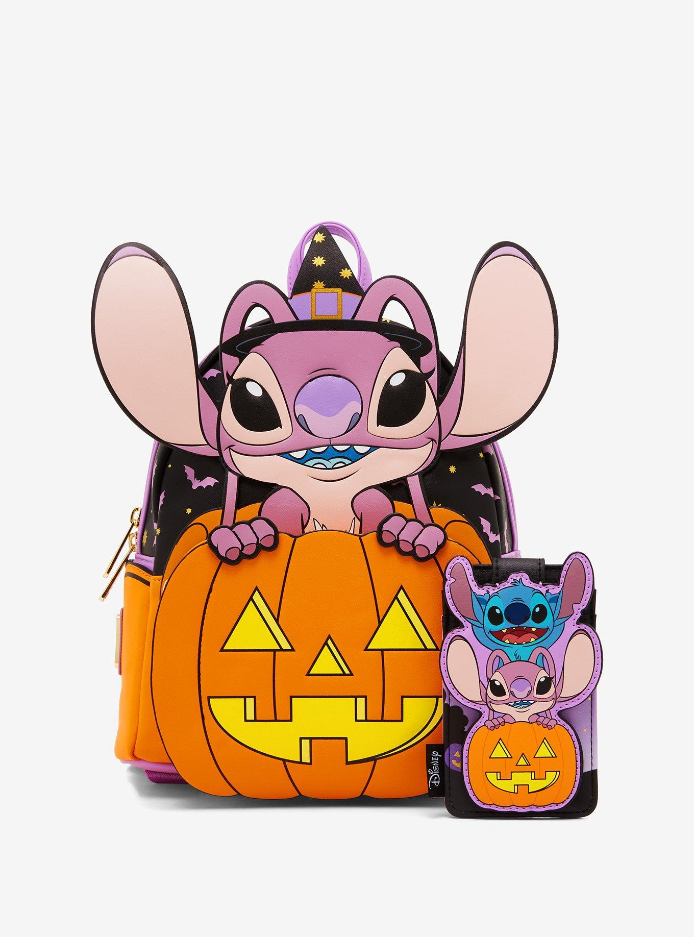 Loungefly Disney Lilo & Stitch: The Series Glow-In-The-Dark Angel Jack-o-Lantern Mini Backpack - BoxLunch Exclusive, , alternate