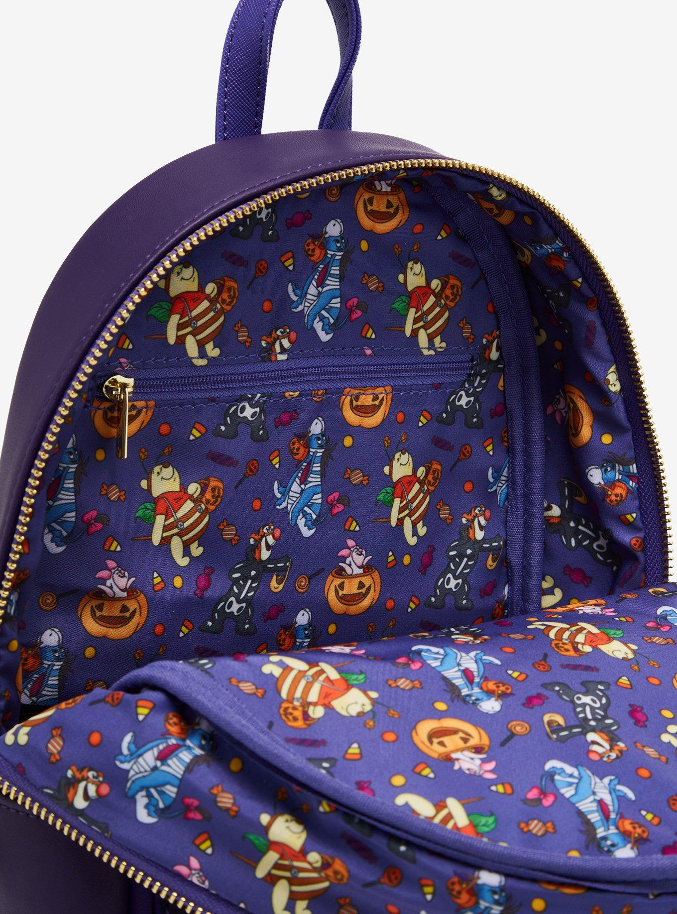 Loungefly Disney Winnie the Pooh Characters Trick-or-Treat Mini Backpack, , alternate