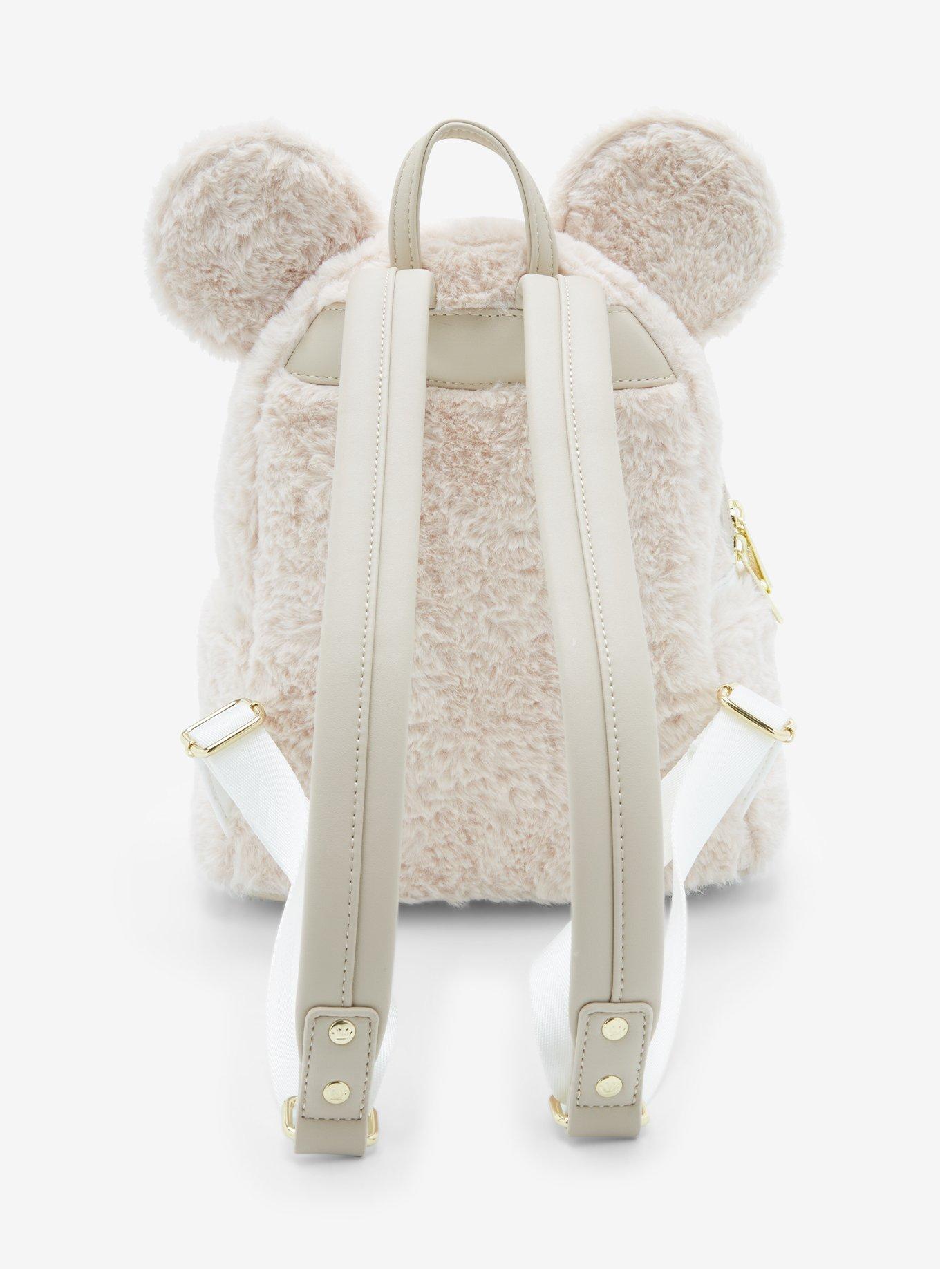 Loungefly Disney Minnie Mouse Faux Fur Mini Backpack - BoxLunch Exclusive, , alternate
