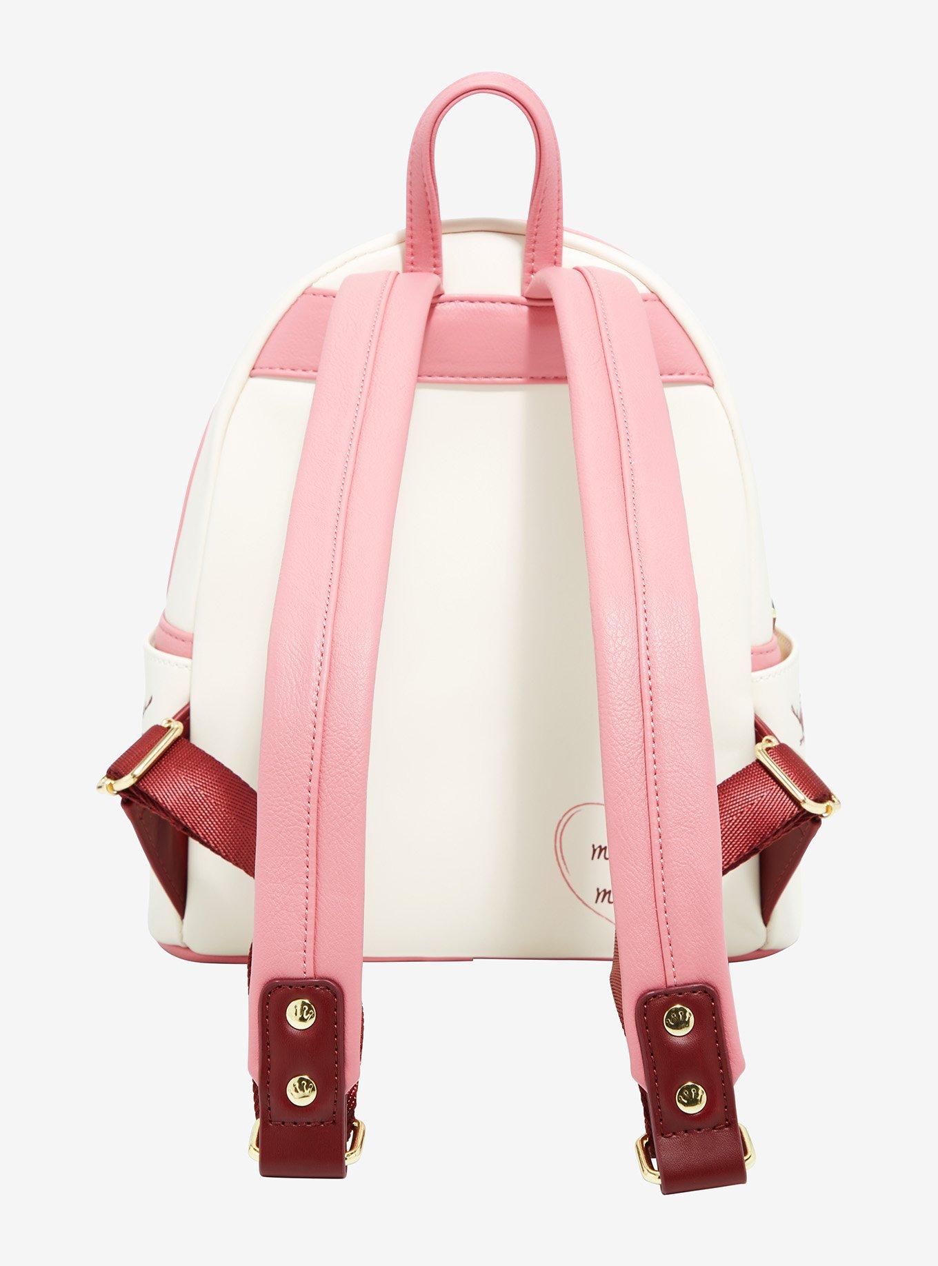 Loungefly x Disney Mickey & Minnie Mouse Floral Mini Backpack Handbag