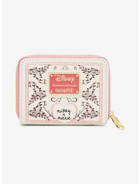 Loungefly Disney Mickey & Minnie Mouse Forever Floral Small Zip Wallet - BoxLunch Exclusive, , hi-res