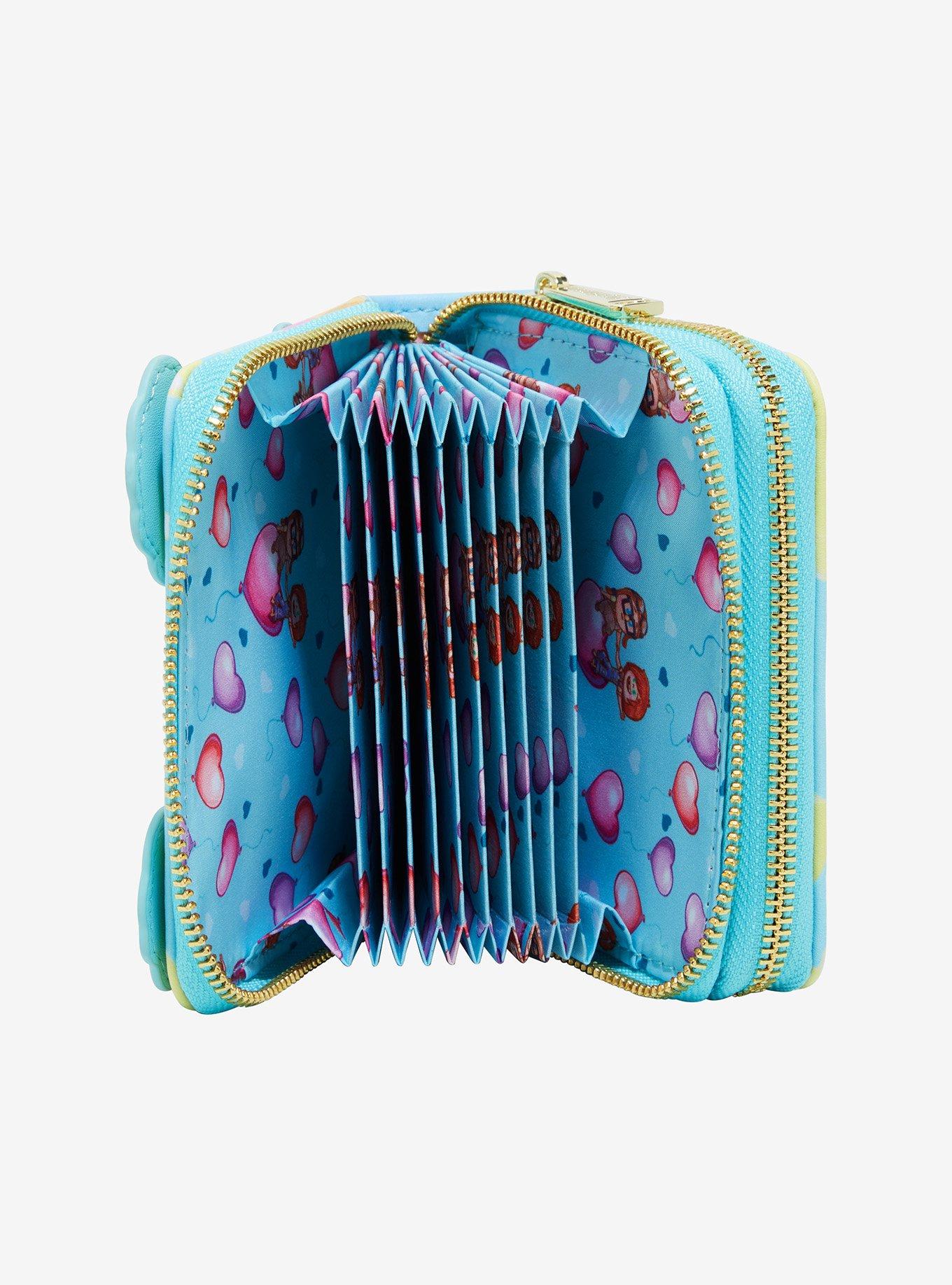 Loungefly Disney Pixar Up Carl & Ellie Rainbow Small Zip Wallet - BoxLunch Exclusive, , alternate