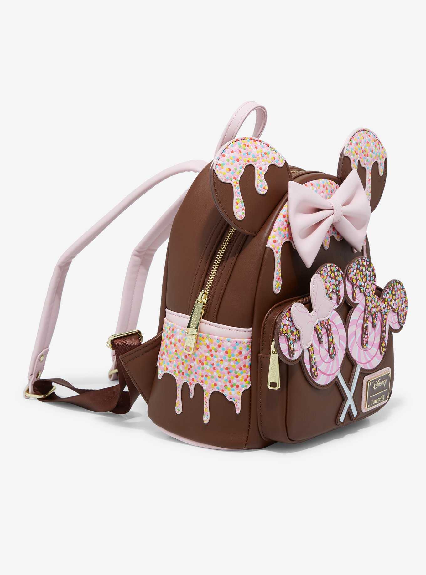 Loungefly Disney Minnie Mouse Chocolate Lollipop Ears Mini Backpack - BoxLunch Exclusive, , hi-res