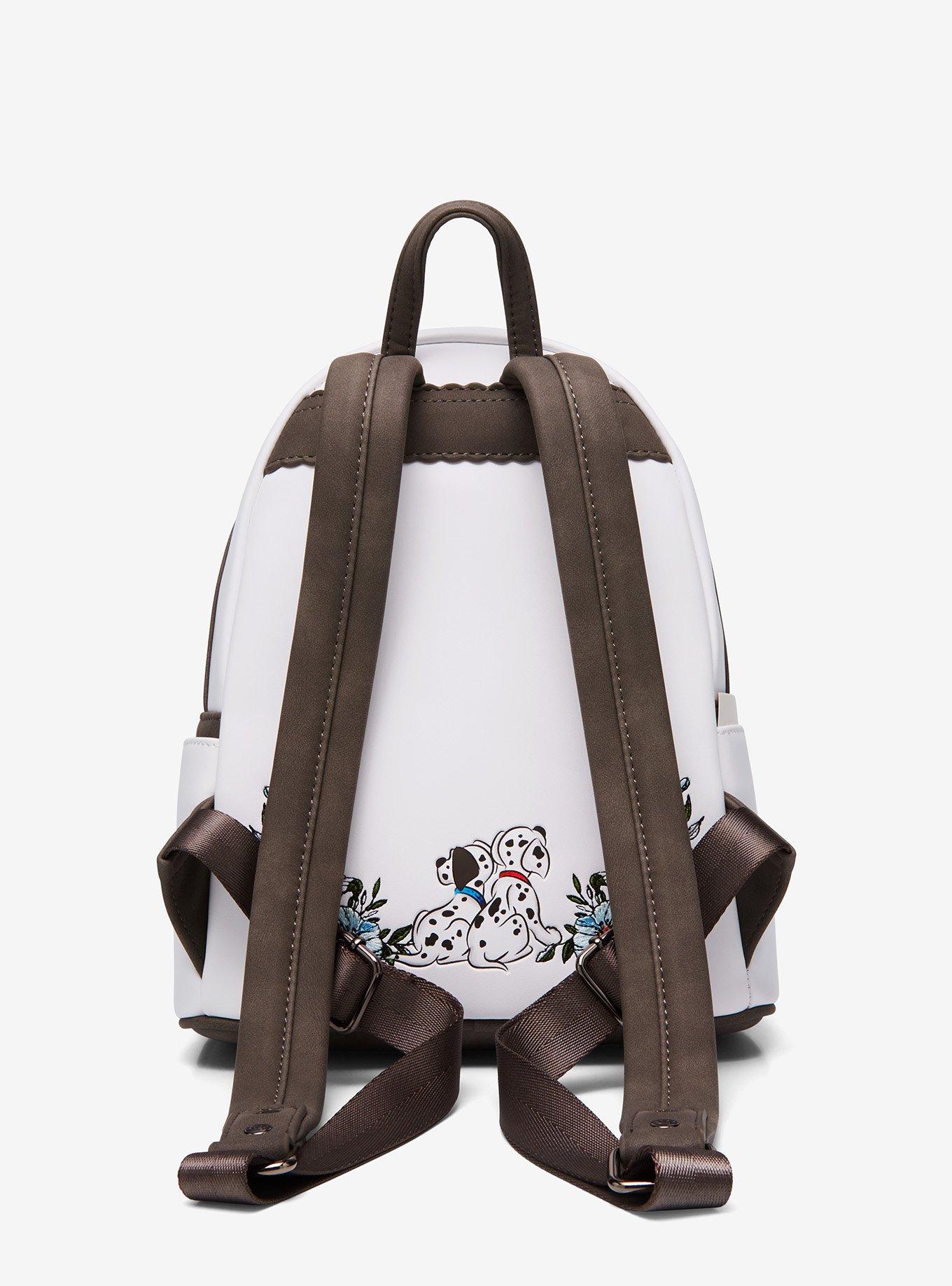 Loungefly Disney 101 Dalmatians Floral Puppies Mini Backpack - BoxLunch Exclusive, , alternate