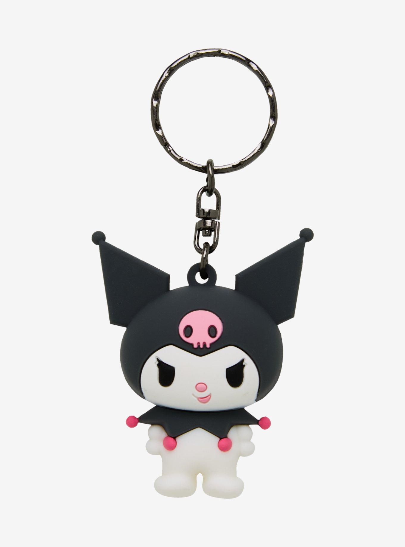 Kuromi Figural Key Chain, , alternate