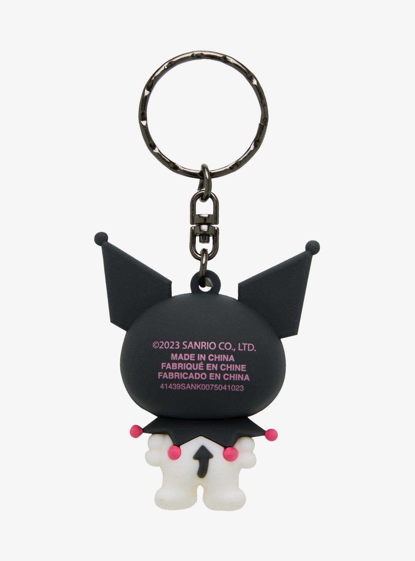 Kuromi Figural Key Chain, , alternate