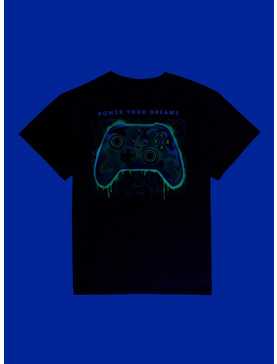 Xbox Controller Glow-in-the-Dark Youth T-Shirt - BoxLunch Exclusive, , hi-res